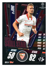 fotbalová kartička 2020-21 Topps Match Attax Champions League Extra Super Skill Star SKI14 Luuk de Jong Sevilla FC