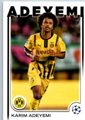 fotbalová kartička 2024-25 Topps UEFA Club Competitions Flagship 105 Karim Adeyemi Borussia Dortmund
