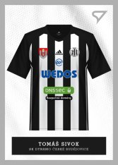 fotbalová kartička 2023 Sportzoo Dekády Takový dres oblékal J-027 TOMÁŠ SIVOK SK DYNAMO ČESKÉ BUDĚJOVICE