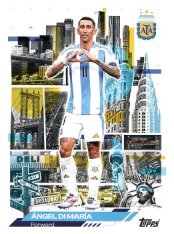 fotbalová kartička 2025-26 Topps Team Set Argentina AFA in the Apple 43 Ángel Di María