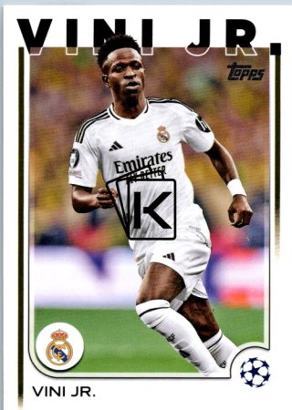 fotbalová kartička 2024-25 Topps UEFA Club Competitions Flagship 7 Vini Jr. Real Madrid CF