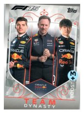 2025 Topps Turbo Attax F1 Oracle Red Bull Racing   36 Verstappen / Horner / Yuki Tsunoda