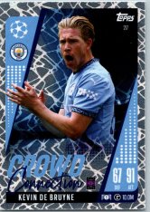 Fotbalová kartička 2024-25 Topps Match Attax EXTRA UEFA Club Competitions Crowd Connection 217 Kevin De Bruyne (Manchester City)