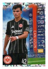 2025-26 Topps Champions League Eintracht Frankfurt 175 Can Uzun - Apprentice