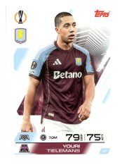 fotbalová kartička 2025-26 Topps Match Attax UCC 87 Youri Tielemans (Aston Villa)