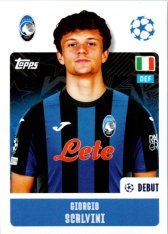 2024-25 Topps Champions League 79 Giorgio Scalvini (Atalanta BC)