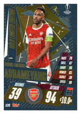 fotbalová kartička 2020-21 Topps Match Attax Champions League Extra Limited Edition LE2G Piere Emerick Aubameyang Arsenal