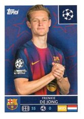 2025-26 Topps Champions League FC Barcelona 187 Frenkie de Jong