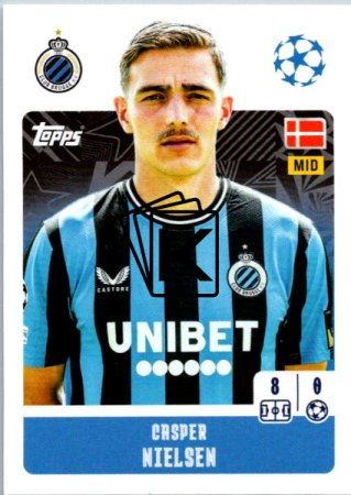 2024-25 Topps Champions League 154  Casper Nielsen (Club Brugge KV)