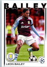 fotbalová kartička 2024-25 Topps UEFA Club Competitions Flagship 133 Leon Bailey Aston Villa