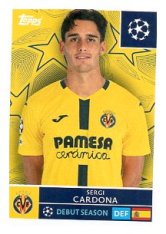 2025-26 Topps Champions League   Villarreal CF 469 Sergi Cardona