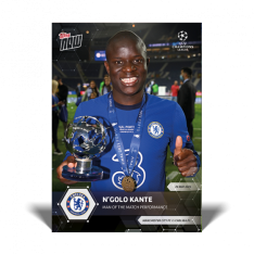 Fotbalová kartička Topps Now UCL 83 N´Golo Kante Chelsea FC