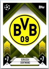 fotbalová kartička 2024-25 Topps Match Attax UEFA Club Competitions  181 Team Badge (Borussia Dortmund)