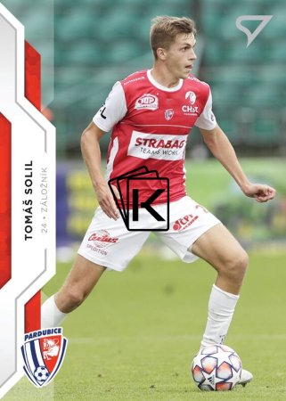 fotbalová kartička SportZoo 2020-21 Fortuna Liga Base 142 Tomáš Solil FK Pardubice