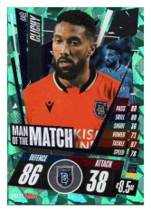 fotbalová kartička Topps Match Attax Champions League 2020-21 Man of the Match MM27 Gaél Clichy - İstanbul Başakşehir