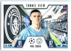 2023-24 Topps Match Attax EXTRA UEFA Club Competition Tunnel View 118 Phil Foden (Manchester City)