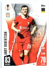 Fotbalová kartička 2023-24 Topps Match Attax UEFA Club Competitions 85	Andy Robertson Liverpool