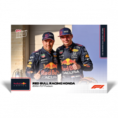 kartička Formule 1 Topps Now 2021 65 Sergio Perez  Max Verstappen Red Bull Racing