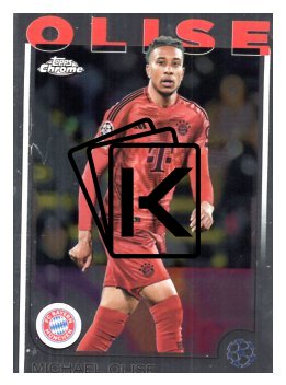 fotbalová kartička 2024-25 Topps Chrome UCC 81 Michael Olise, FC Bayern München