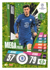 fotbalová kartička 2020-21 Topps Match Attax Champions League Extra Mega Value MV4 Mason Mount Chelsea