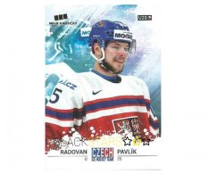 Hokejová kartička Czech Ice Hockey Team 51. Radovan Pavlík