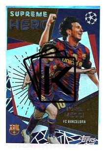 2025-26 Topps Champions League Historic Hat-Trick Heroes 30 Lionel Messi (FC Barcelona)