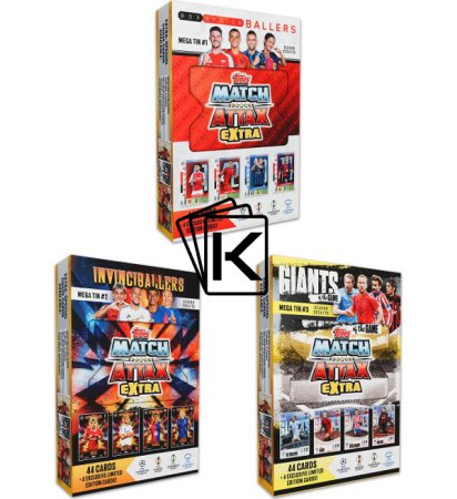 2024-25 Topps Match Attax EXTRA UEFA Club Competitions Mega Tin Set