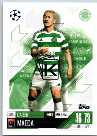 fotbalová kartička 2024-25 Topps Match Attax UEFA Club Competitions 376 Daizen Maeda (Celtic FC)