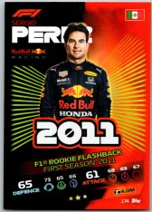 2021 Topps Formule 1 Turbo Attax Rookie Flashback 174 Sergio Perez Red Bull