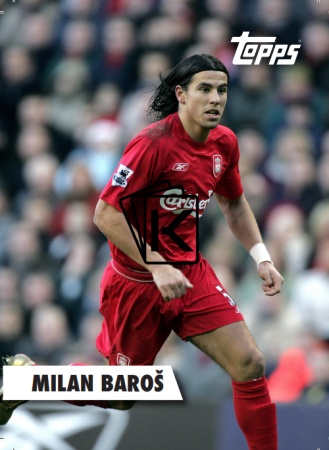2024 Topps Prague Card Show Milan Baroš Liverpool FC /499