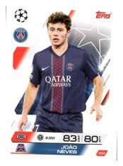 fotbalová kartička 2025-26 Topps Match Attax UCC 234 João Neves (Paris Saint-Germain)
