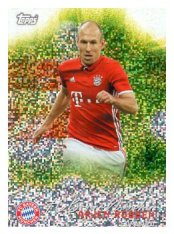 fotbalová kartička 2025-26 Topps Team set FC Bayern Munchen Pitch Pursuits PP-7 Arjen Robben Static
