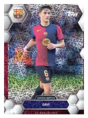 fotbalová kartička 2024-25 Topps FC Barcelona Fan Set 10 Gavi Laser Parallel