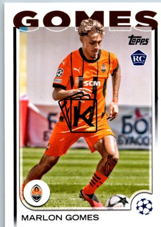 fotbalová kartička 2024-25 Topps UEFA Club Competitions Flagship 30 Marlon Gomes RC Shakhtar Donetsk