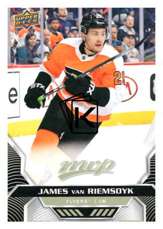 2020-21 UD MVP 130 James van Riemsdyk - Philadelphia Flyers