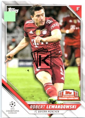 Fotbalová kartička 2021-22 Topps CLBC-8 Robert Lewandowski - FC Bayern München