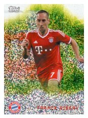 fotbalová kartička 2025-26 Topps Team set FC Bayern Munchen Pitch Pursuits PP-6 Franck Ribéry Static