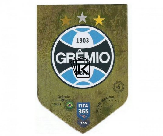 Fotbalová kartička Panini FIFA 365 – 2019 Znak Gremio