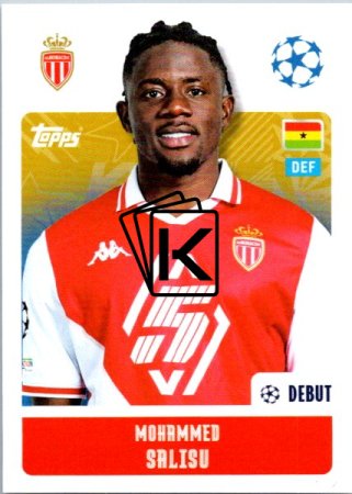 2024-25 Topps Champions League 57 Mohammed Salisu (AS Monaco)