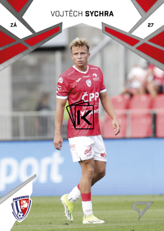 Fotbalová kartička 2024-25 SportZoo Chance Liga Serie 1 FK Pardubice Vojtěch Sychra 141