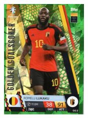 fotbalová karta Topps Match Attax EURO 2024 Green parallel GC2 Romelu Lukaku (Belgium)