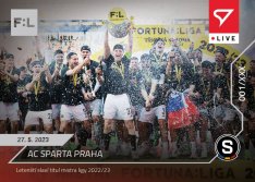 fotbalová kartička 2022-23 SportZoo Fortuna Liga Live L-117 AC Sparta Praha  / 200