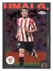 fotbalová kartička 2024-25 Topps Chrome 145 Unai Gómez, Athletic Club