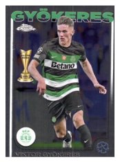 fotbalová kartička 2024-25 Topps Chrome 131 Viktor Gyökeres, Sporting Clube de Portugal