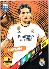 fotbalová karta Panini FIFA 365 2024 Adrenalyn XL RMA13 Luka Modrić Real Madrid CF Captain