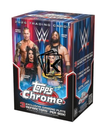 2026 Topps Chrome WWE Blaster Box