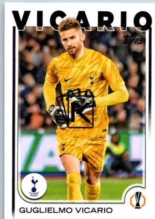 fotbalová kartička 2024-25 Topps UEFA Club Competitions Flagship 12 Guglielmo Vicario  Tottenham Hotspur