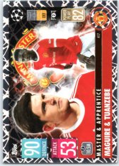 fotbalová kartička 2021-22 Topps Match Attax UEFA Champions League Master & Apprentice 417 Harry Maguire & Axel Tuanzebe Manchester United