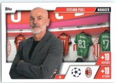 2023-24 Topps Match Attax EXTRA UEFA Club Competition Managers 69 Stefano Pioli (AC Milan)