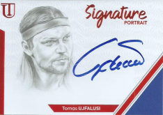 podepsaná karta 2021 Tomáš Ujfaluši Signature Portrait